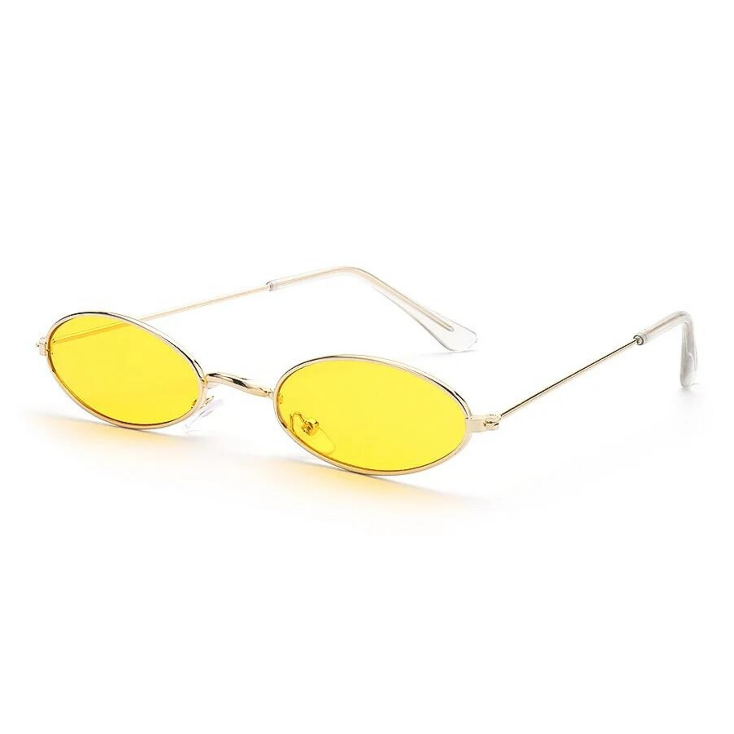 Lunettes de festival forme ovale morpheus jaune