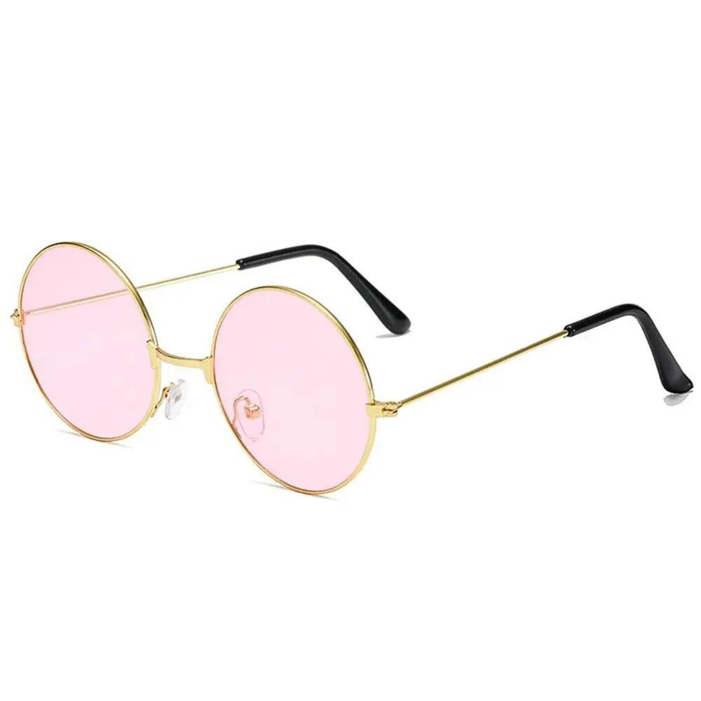 Lunettes de festival rondes john lennon rose