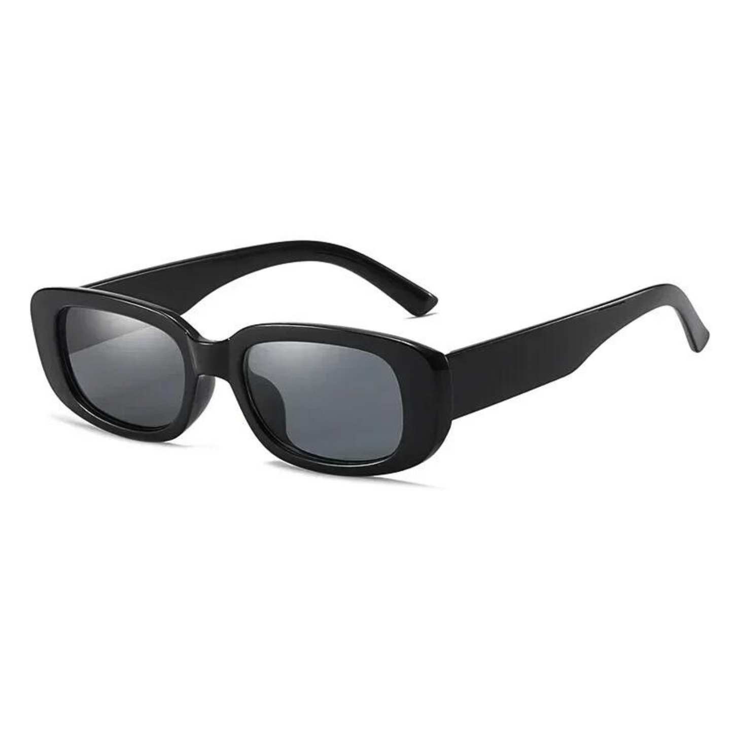lunettes de soirée rectangulaire indémodable noir