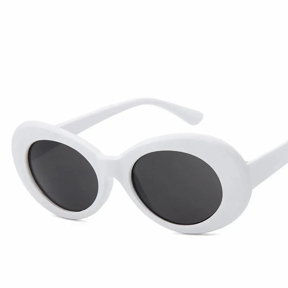 lunettes de soirée festival kurt cobain blanche