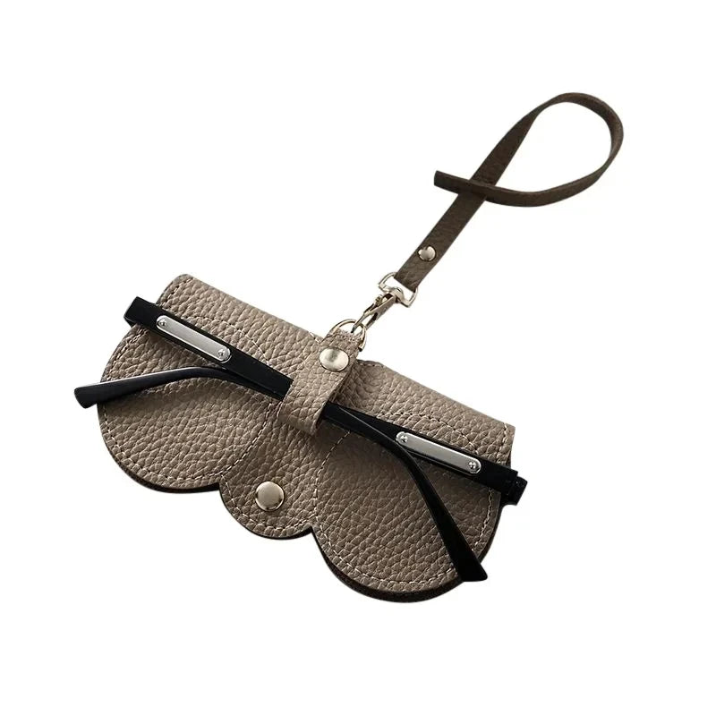 Étui à lunettes pratique accessoire indispensable kaki