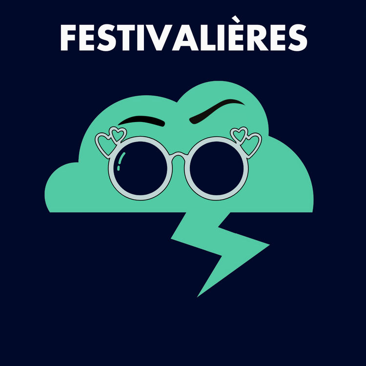 Lunettes de festival forme extravagante