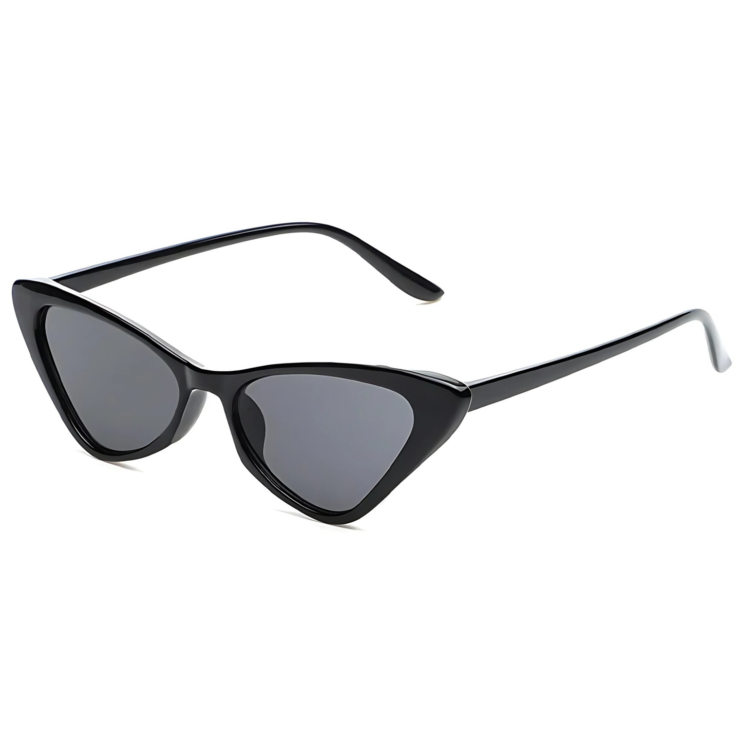 Les lunettes de soirée monture œil de chat noir