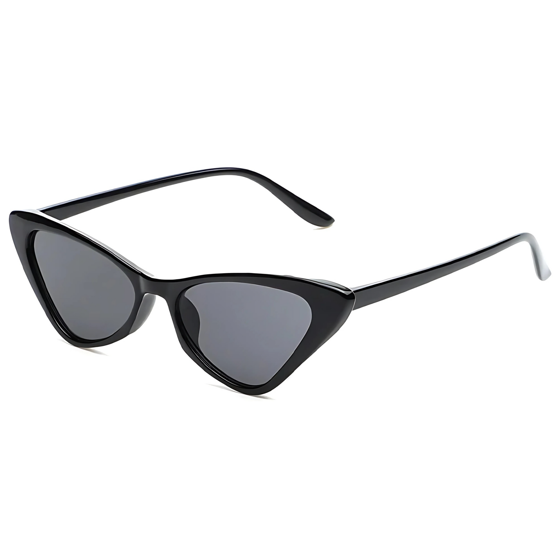 Les lunettes de soirée monture œil de chat noir
