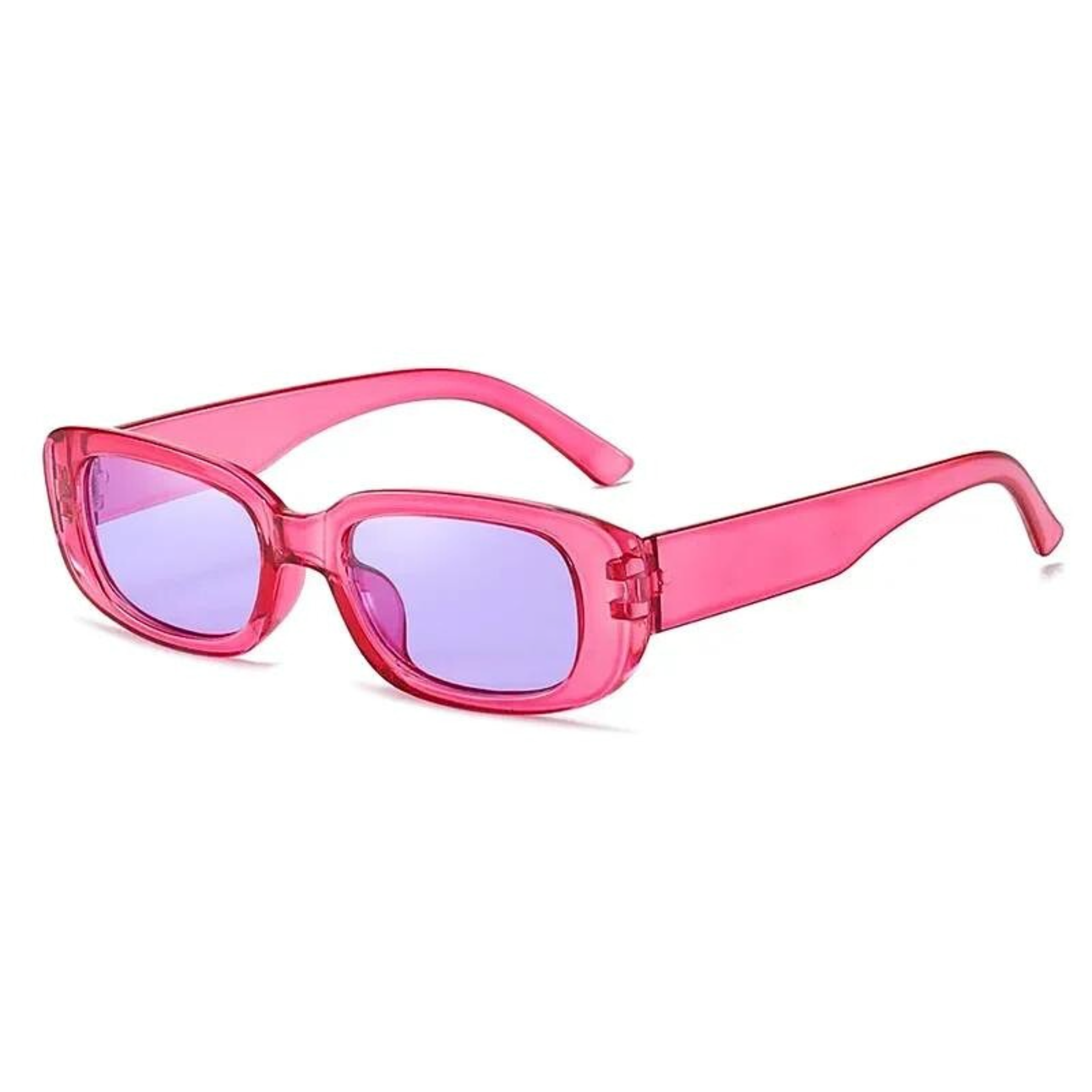 Les lunettes de soirée translucides indémodables rose