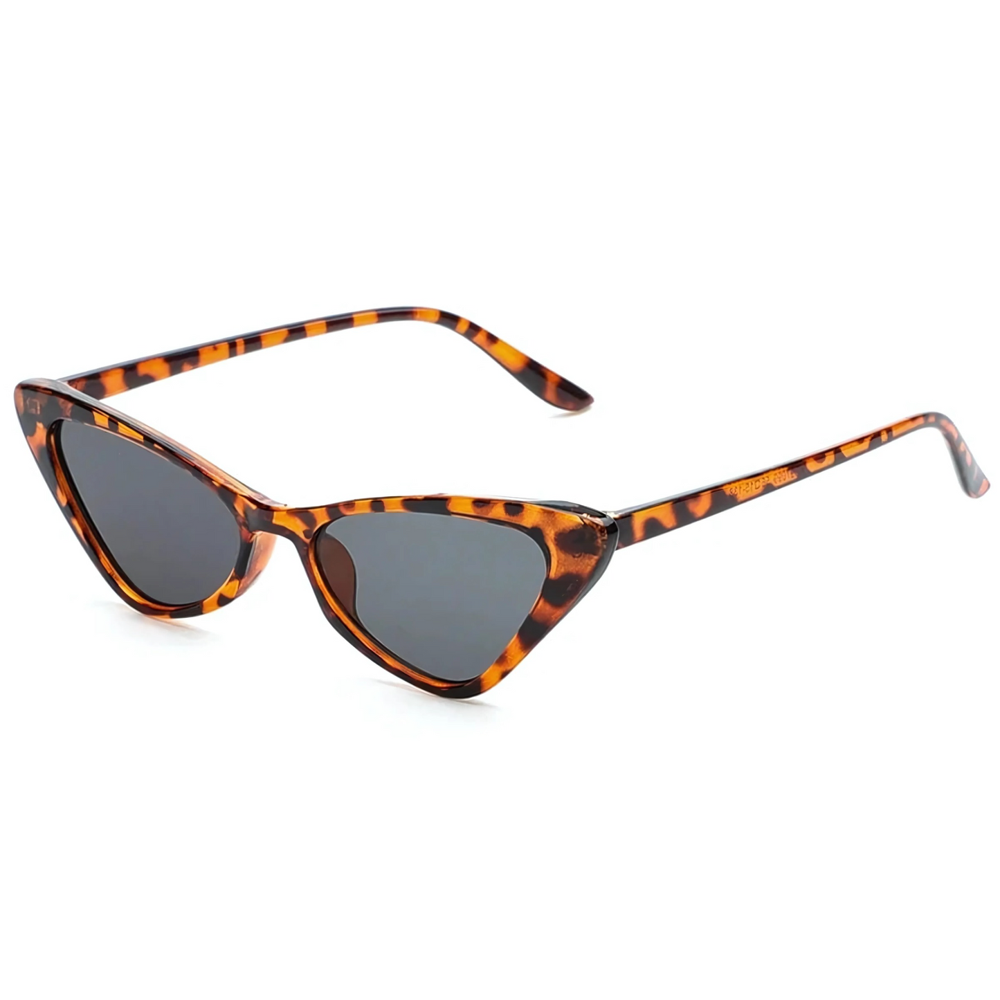 Les lunettes de soirée monture œil de chat leopard