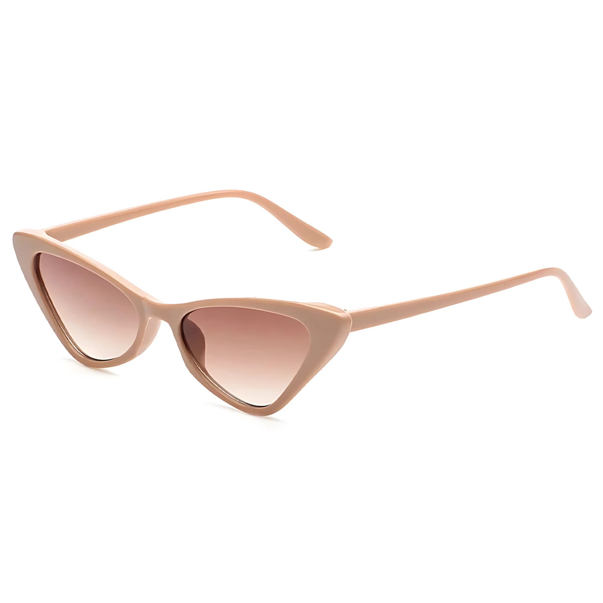 Les lunettes de soirée monture œil de chat rose pale