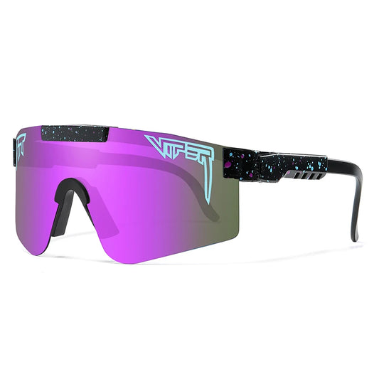 Les lunettes de vitesse classiques violet