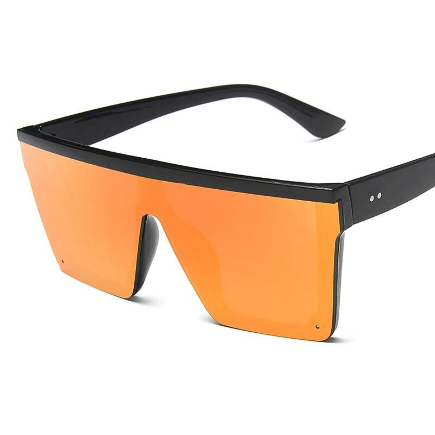 Les lunettes de vitesse effet miroir orange