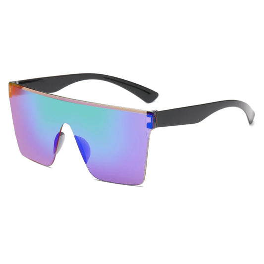 Les lunettes de vitesse pour le sport miroir bleu