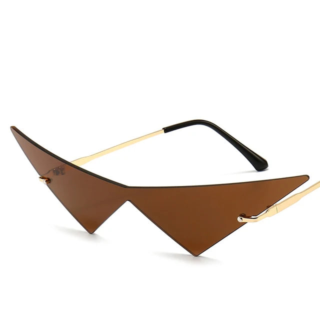 Paire de lunettes de festival cosplay anime Kamina marron