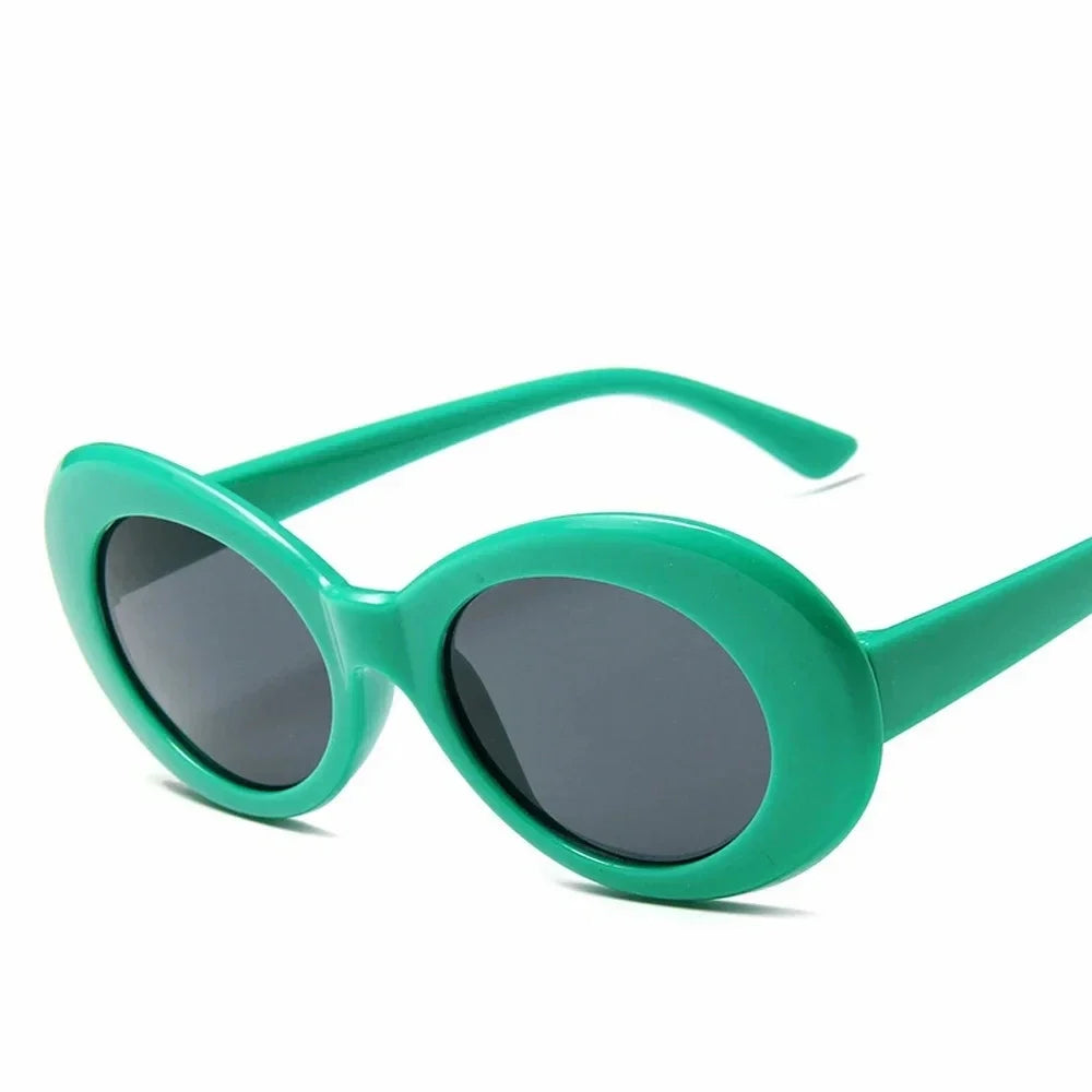 lunettes de soirée festival kurt cobain vert bleu