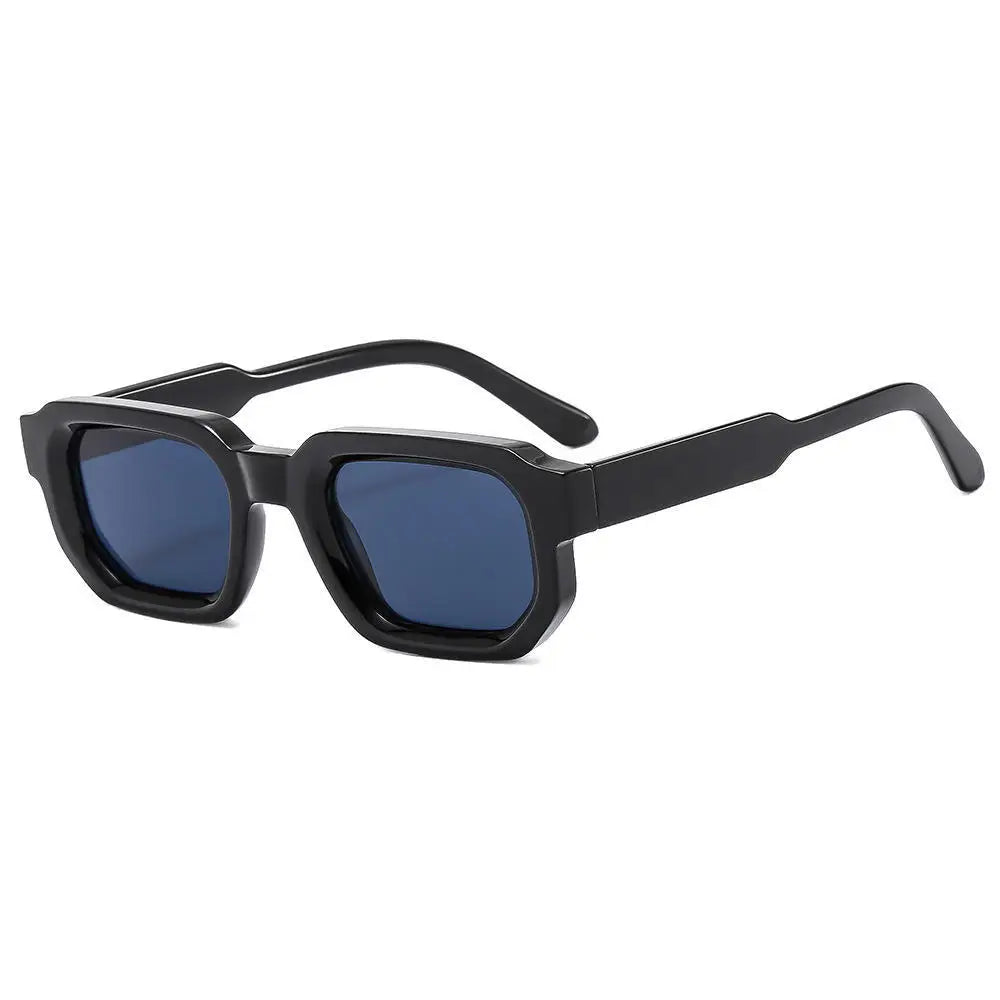 lunettes de soirée forme rectangle retro noir
